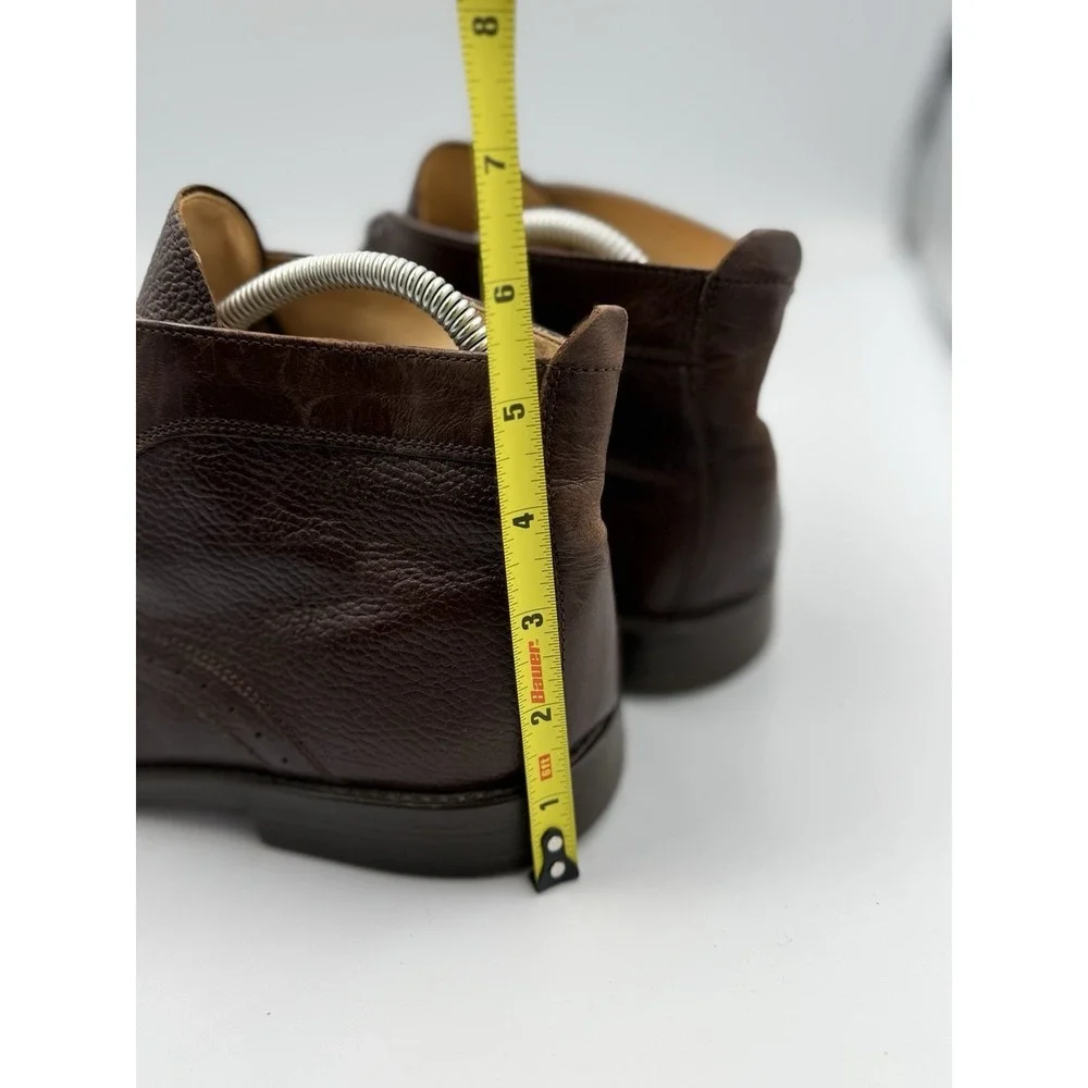 Stanley Blacker Chukka Leather Dress Boots Men's Size 11M Brown Made In Italy